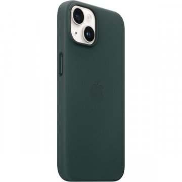 Apple kožený kryt s MagSafe na iPhone 14 Plus piniově zelený