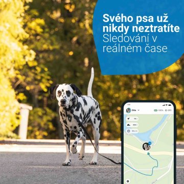 Tractive GPS DOG 4 – GPS sledování polohy a aktivity pro psy, hnědý