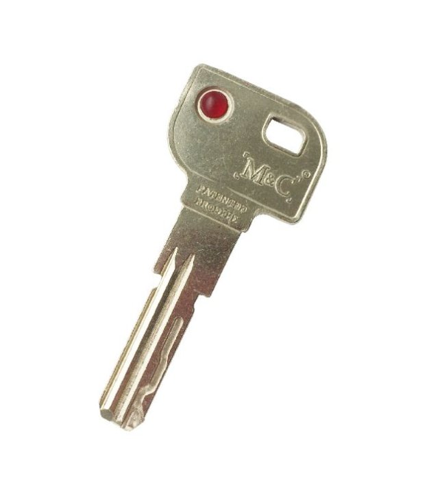 Náhradní klíč k cylindrické vložce M&C Color pro Danalock