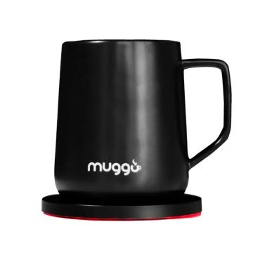 Muggo - QI inteligentní vyhřívaný hrnek, černý
