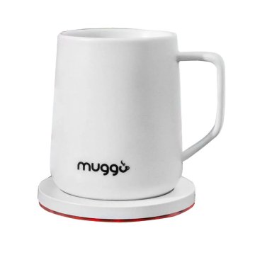 Muggo - QI inteligentní vyhřívaný hrnek, bílý