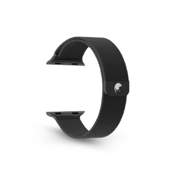 RhinoTech Apple Watch řemínek milánský tah 42 / 44 / 45 / 49 mm černý