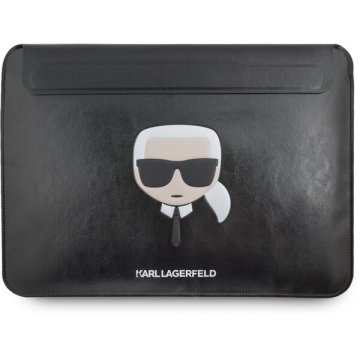 Karl Lagerfeld Karl Head, kožené pouzdro pro MacBook 13" / 14"