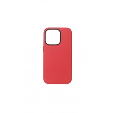 RhinoTech - MAGcase Eco, ochranný kryt s MagSafe pro iPhone 14, červený