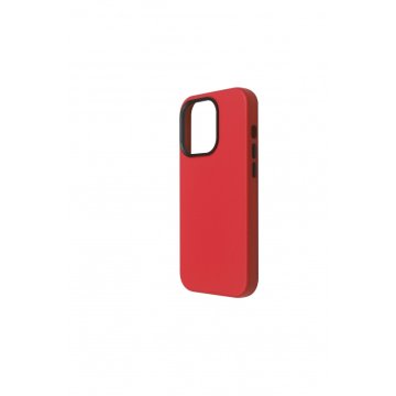 RhinoTech - MAGcase Eco, ochranný kryt s MagSafe pro iPhone 14, červený