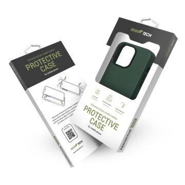 RhinoTech - MAGcase Eco, ochranný kryt s MagSafe pro iPhone 14 Pro zelený