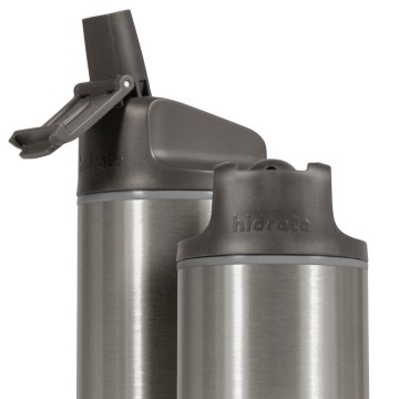 HidrateSpark Steel – náhradní víčko na lahev s brčkem, 620 ml, šedé