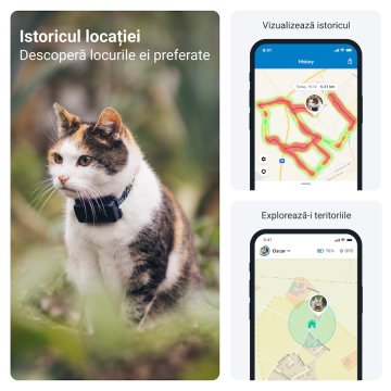 Tractive GPS CAT Mini, GPS sledování polohy a aktivity pro kočky, modrý