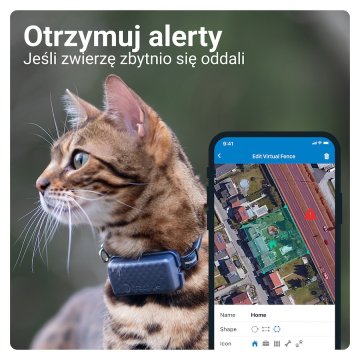 Tractive GPS CAT Mini, GPS sledování polohy a aktivity pro kočky, modrý