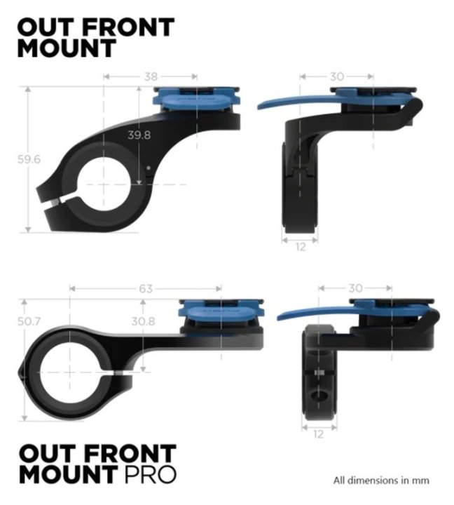 Quad Lock Out Front Mount PRO - Držák mobilního telefonu na kolo