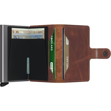 Secrid Miniwallet Vintage, peněženka, hnědá
