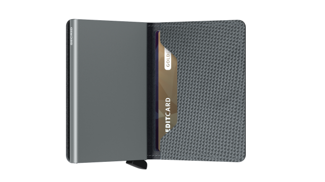 Secrid Slimwallet Carbon, peněženka, šedá