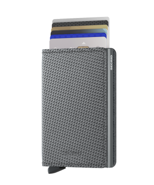 Secrid Slimwallet Carbon, peněženka, šedá