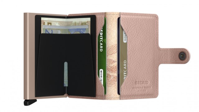 Secrid Miniwallet Stich, peněženka, růžová magnólie