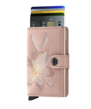 Secrid Miniwallet Stich, peněženka, růžová magnólie