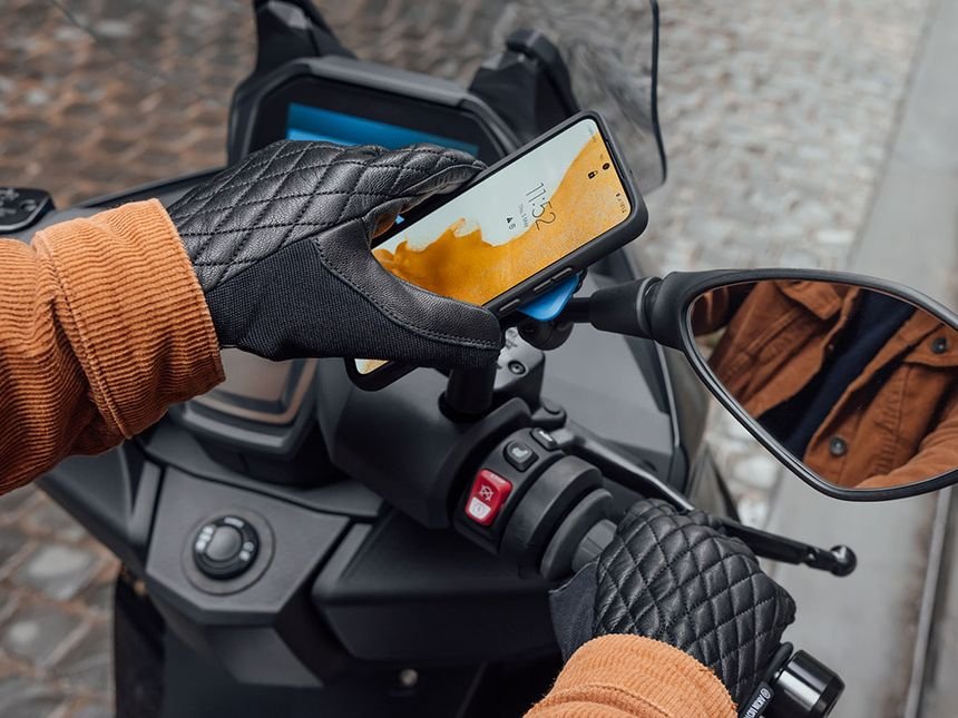 Quad Lock Motorcycle / Scooter Mirror Mount - Držák mobilního telefonu na motorku