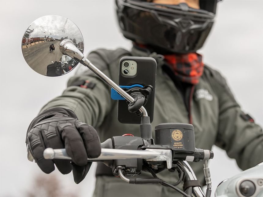 Quad Lock Motorcycle / Scooter Mirror Mount - Držák mobilního telefonu na motorku