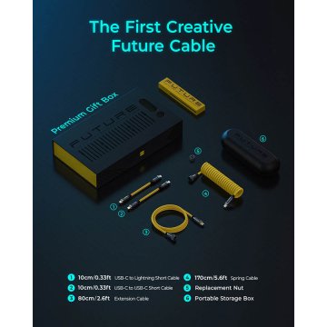 AOHi Future Creative Power Cables - modulární systém nabíjecích a datových kabelů