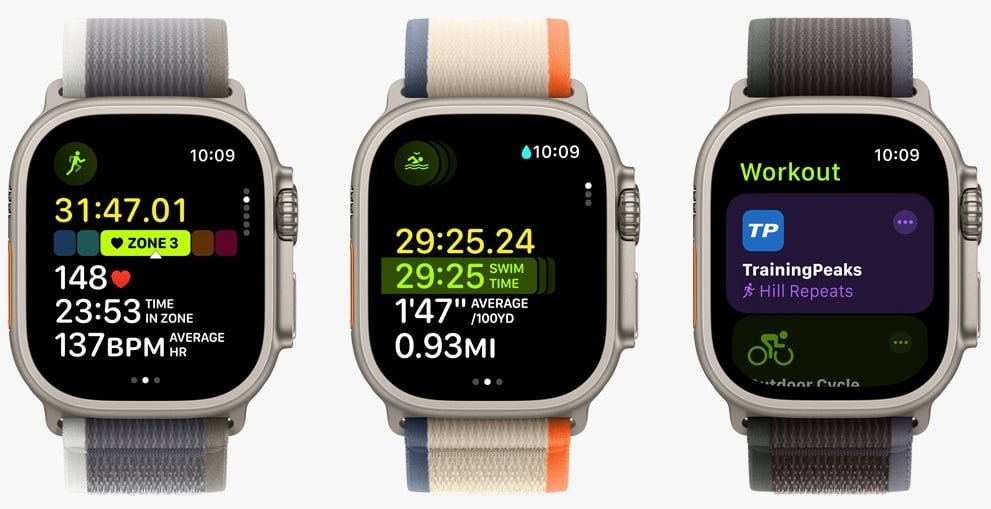 Apple Watch Ultra 2 49mm titanová s indigovým alpským tahem M