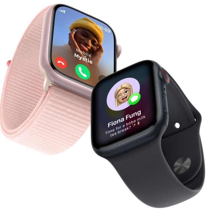 Apple Watch Series 9 GPS 41mm inkoustový hliník s temně inkoustovým sportovním řemínkem S/M