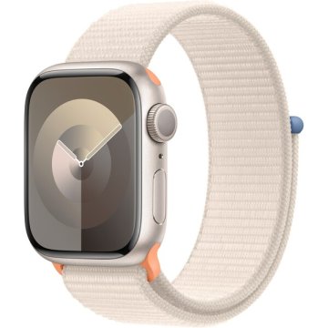 Apple Watch Series 9 GPS 41mm bílý hliník s hvězdně bílým provlékacím řemínkem
