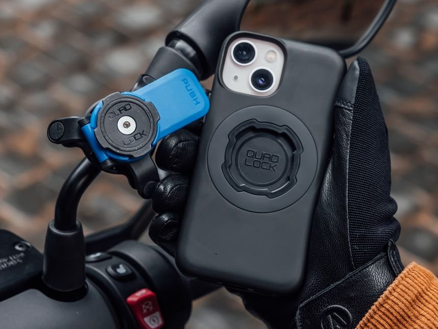 Quad Lock Case MAG - iPhone 15 Plus - Kryt mobilního telefonu - černý