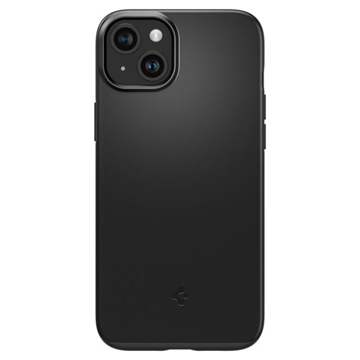 Spigen Thin Fit, black,  ochranný kryt pro iPhone 15 Plus