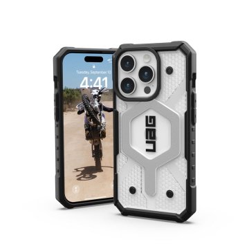 UAG Pathfinder MagSafe, ice, ochranný kryt s MagSafe pro iPhone 15 Pro