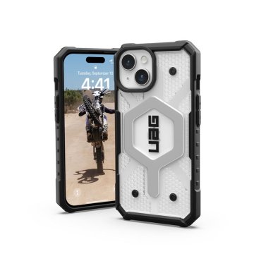 UAG Pathfinder MagSafe, ice, ochranný kryt s MagSafe pro iPhone 15