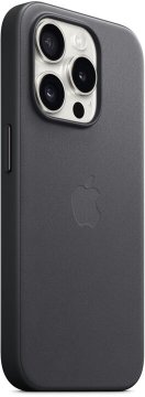 Apple kryt z tkaniny FineWoven s MagSafe na iPhone 15 Pro černý