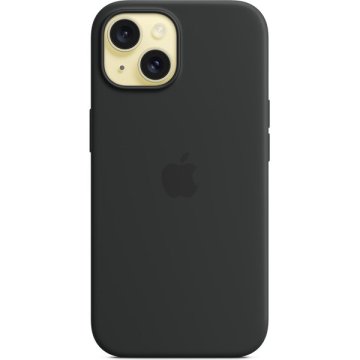 Apple silikonový kryt s MagSafe na iPhone 15 černý