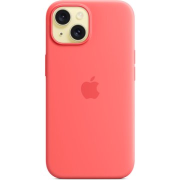 Apple silikonový kryt s MagSafe na iPhone 15 melounový