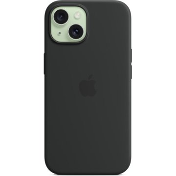 Apple silikonový kryt s MagSafe na iPhone 15 Plus černý
