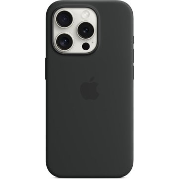 Apple silikonový kryt s MagSafe na iPhone 15 Pro Max černý