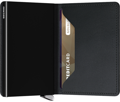 Secrid Premium Slimwallet Emboss Lines, peněženka, černá