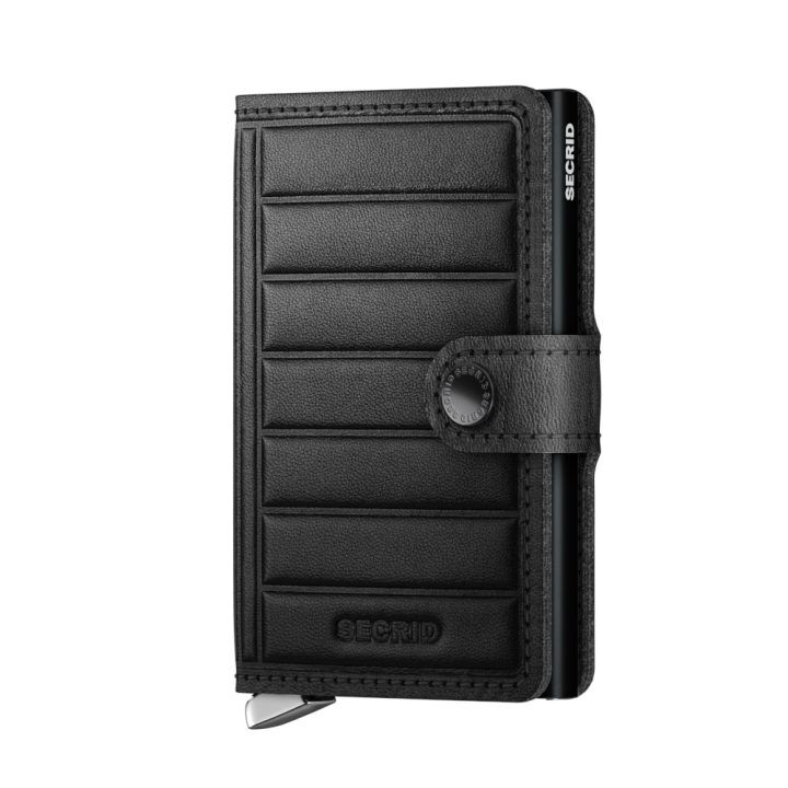 Secrid Premium Miniwallet Emboss Lines, peněženka, černá