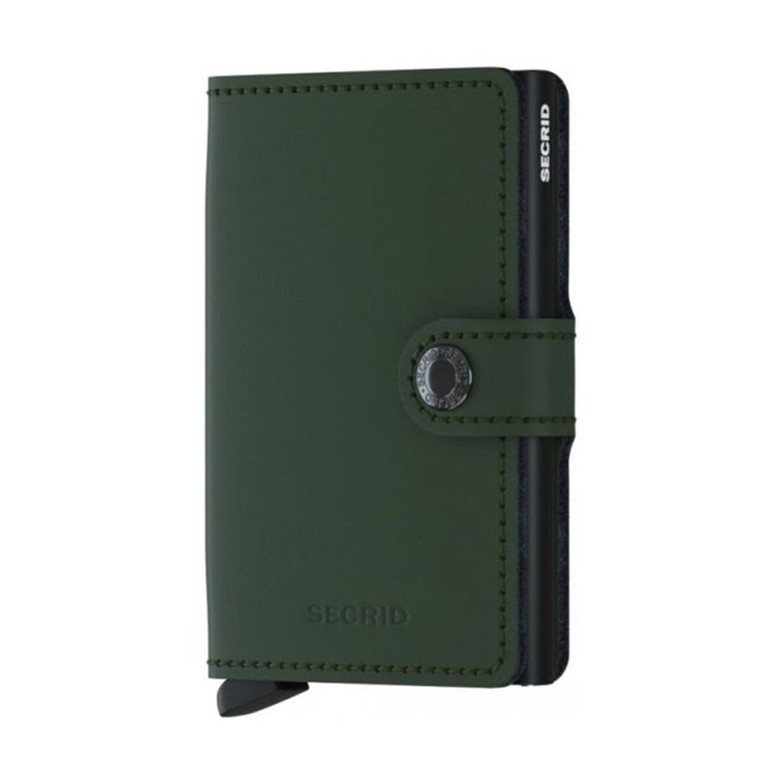 Secrid Miniwallet Matte, peněženka, zelená / černá