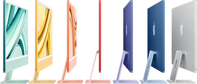 Apple iMac 24" M3 (2023) 10GPU/8GB/512GB růžový