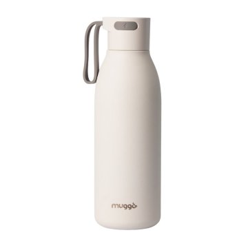 Muggo - Smart Bottle UV - chytrá láhev s UV čištěním vody, 500ml, bílá