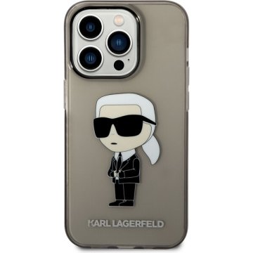 Karl Lagerfeld IML Ikonik NFT iPhone 14 Pro Max - černý / čirý