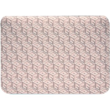 Guess PU G Cube Sleeve, kožené pouzdro pro MacBook 13" / 14" růžové