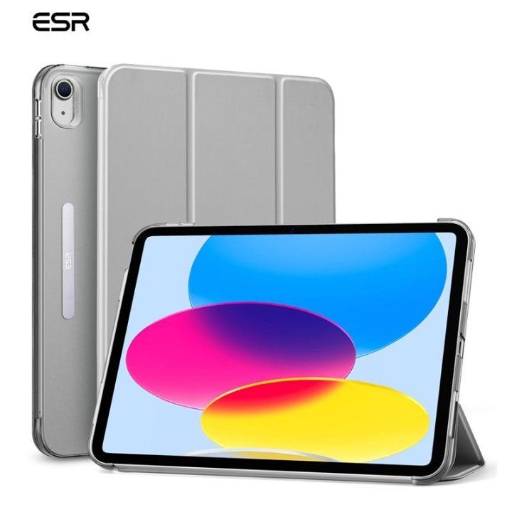 ESR Ascend Trifold Case, grey - ochranný kryt pro iPad 10,9" (2022) šedý