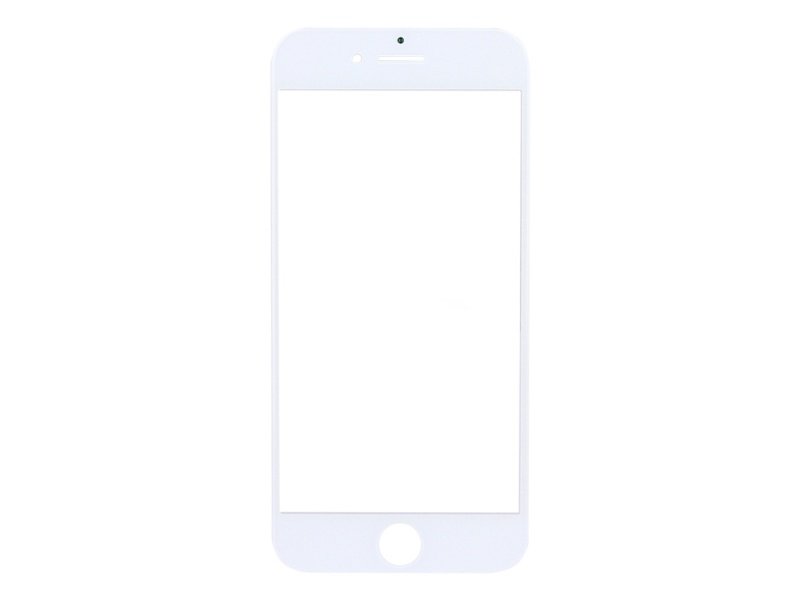 Přední bílé sklo LCD (bez OCA / bez rámečku) pro iPhone 8 Plus - 10ks/set