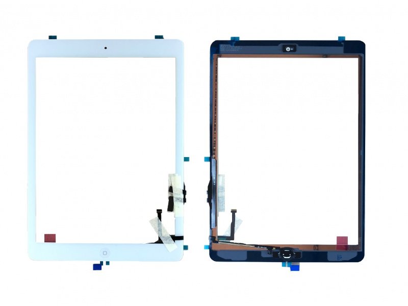 Dotykové sklo pro Apple iPad 7 10.2 (2019)/8 10.2 (2020)/9 10.2 (2021) bílá (Aftermarket)