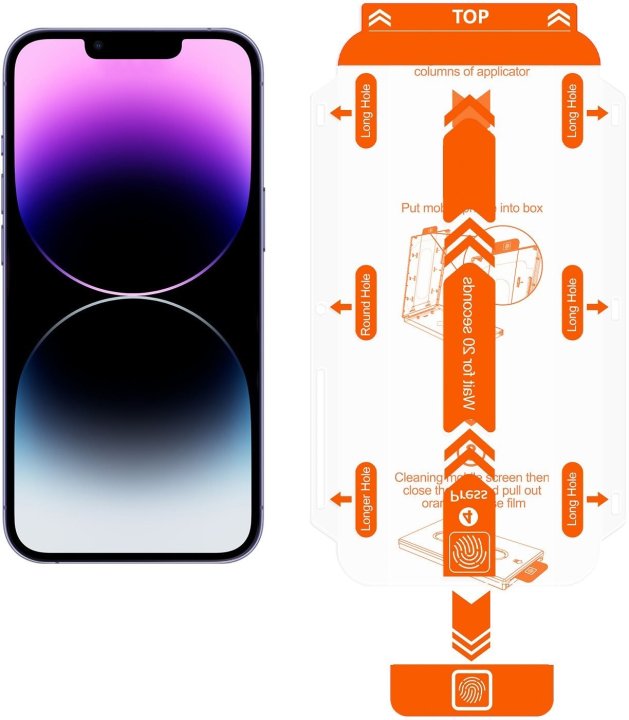 Mobile Origin Screen Guard, ochranné sklo s aplikátorem pro iPhone 11 / XR