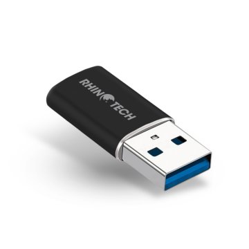 RhinoTech - redukce USB-C na USB-A 3.0, černá