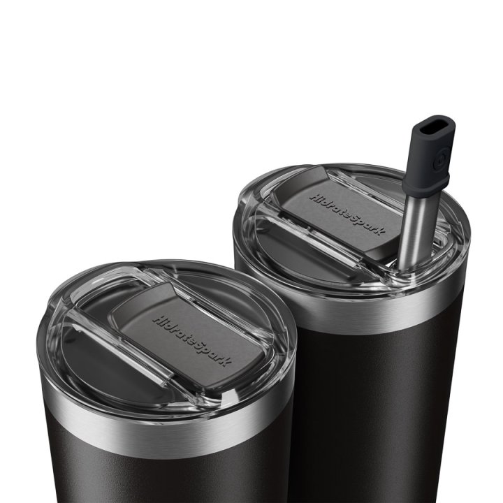 HidrateSpark Pro Tumbler – Chytrá termoska, 592 ml, černá