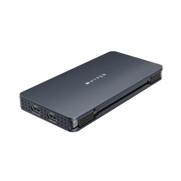 Hyper® Universal Silicon Motion® - USB-C 10v1 Dual HDMI dokovací stanice