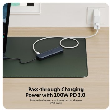 Hyper® EcoSmart™ - Gen.2 USB-C 7-in-1 Hub 100W PD Pass-thru