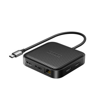 Hyper® - HD USB4 Mobile Dock, černá